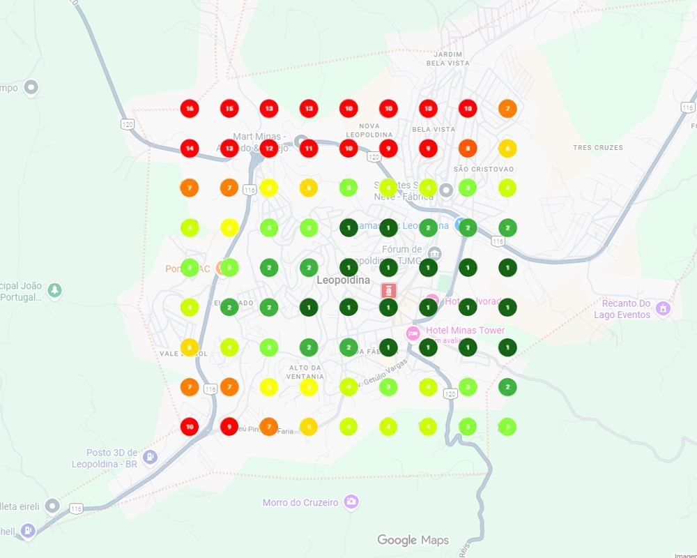 Mapa de Visibilidade